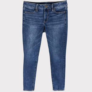 American Eagle Jegging Womens Navy Blue Jeans 360 Next Level 8 Short